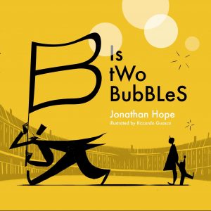 Book cover for B is Two Bubbles by Jonathan Hope